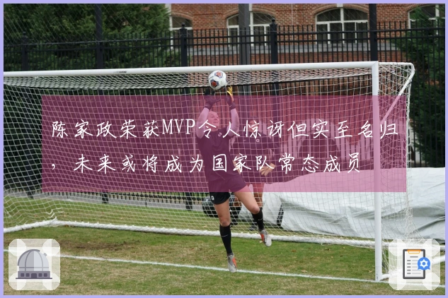 陈家政荣获MVP令人惊讶但实至名归，未来或将成为国家队常态成员
